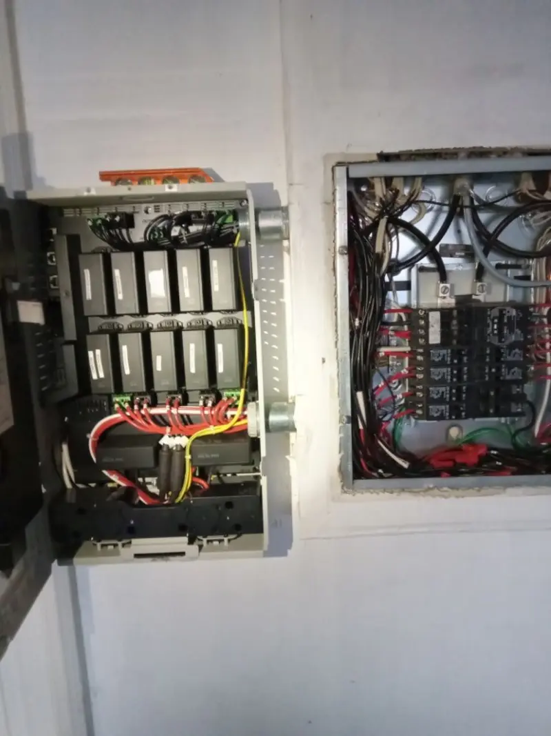 Electrical panel upgrade completed for Security Camera Wiring in Upper Saddle River
